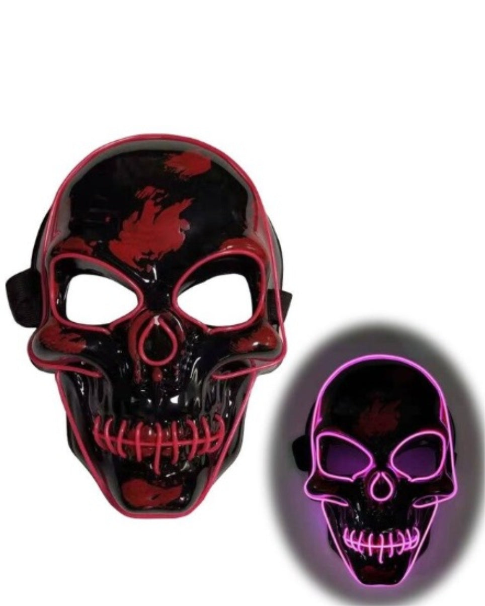 Full Skull LED Face Mask - Rave Wonderland