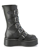 Demonia Emily Vegan Leather Heart-Buckle Boot - Rave Wonderland
