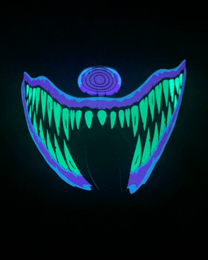Quit Clownin' Sound Activated LED Mask - Rave Wonderland