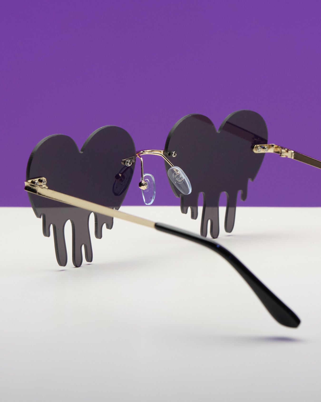 Heart Drip Sunglasses - Rave Wonderland