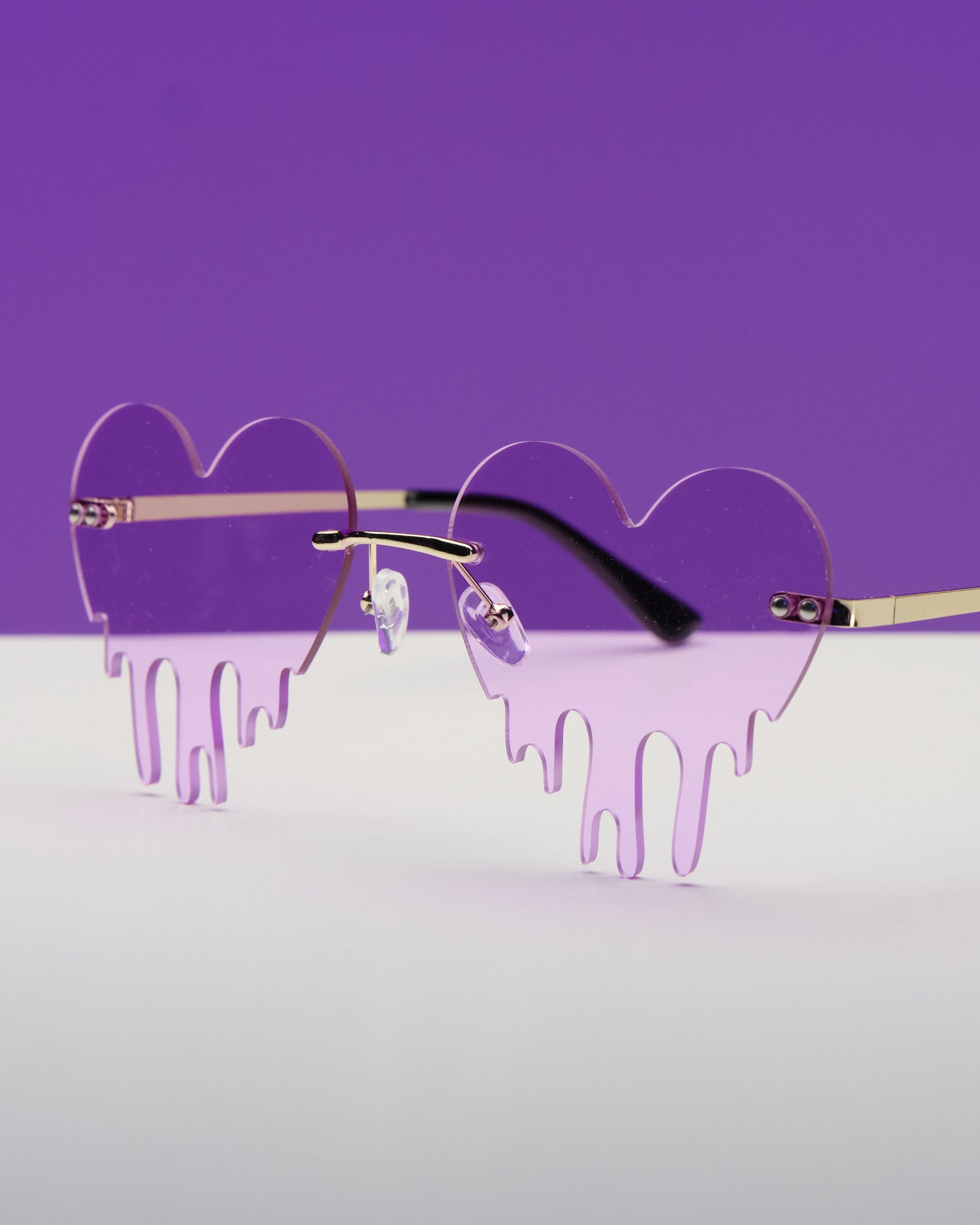 Heart Drip Sunglasses – Rave Wonderland