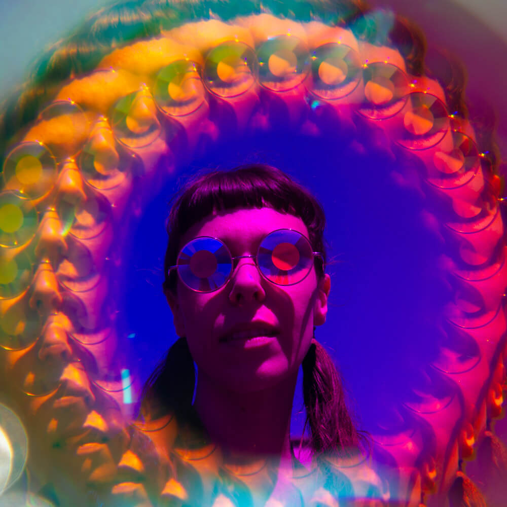 GloFX Imagine Kaleidoscope Glasses Wormhole - Rave Wonderland