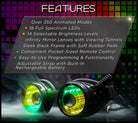 GloFX Pixel Pro Infinite Portal Goggles - Rave Wonderland