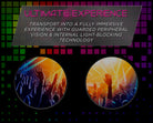 GloFX Pixel Pro Infinite Portal Goggles - Rave Wonderland