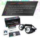 GloFX Pixel Pro Infinite Portal Goggles - Rave Wonderland
