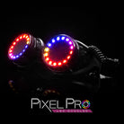 GloFX Pixel Pro LED Goggles - Rave Wonderland
