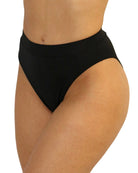 Black Cheeky High-Cut Bottoms - Rave Wonderland