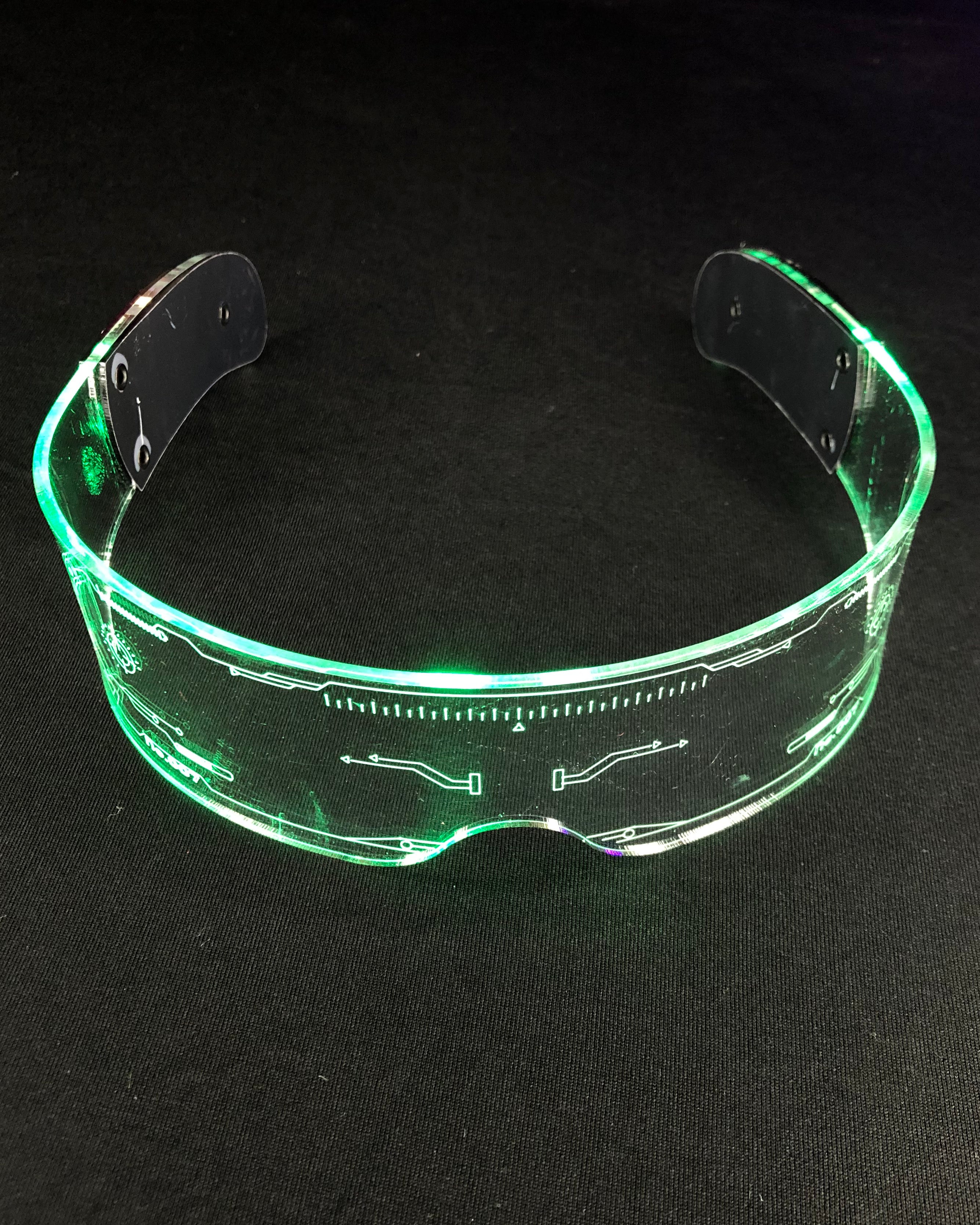 Rave goggles led discount