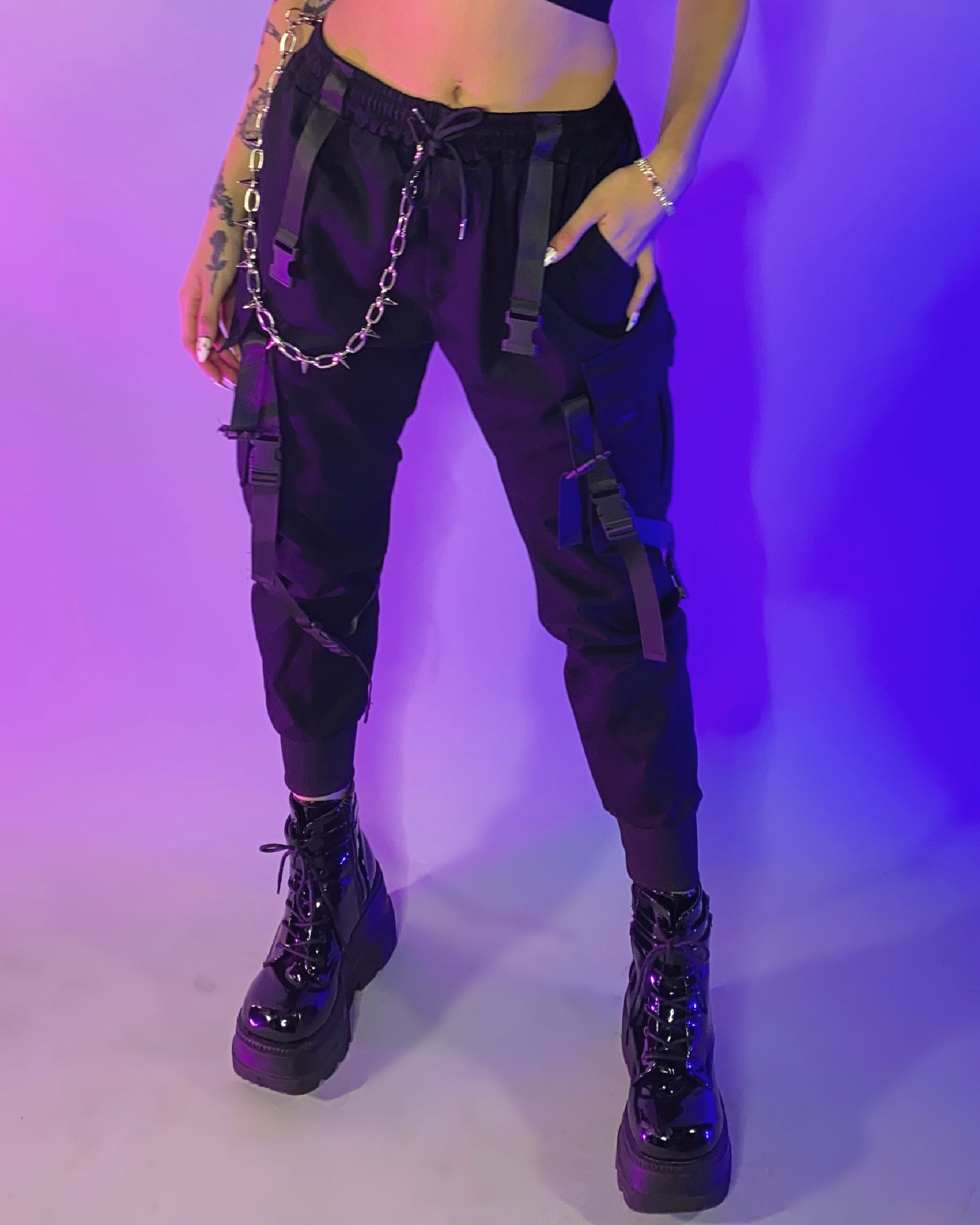 Cargo To The Core Utility Pants - Rave Wonderland