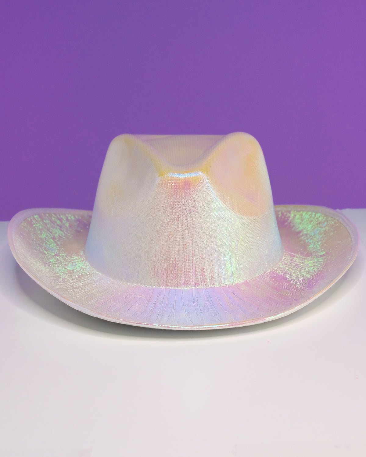 Gunslinger Iridescent Cowboy Hat - Rave Wonderland