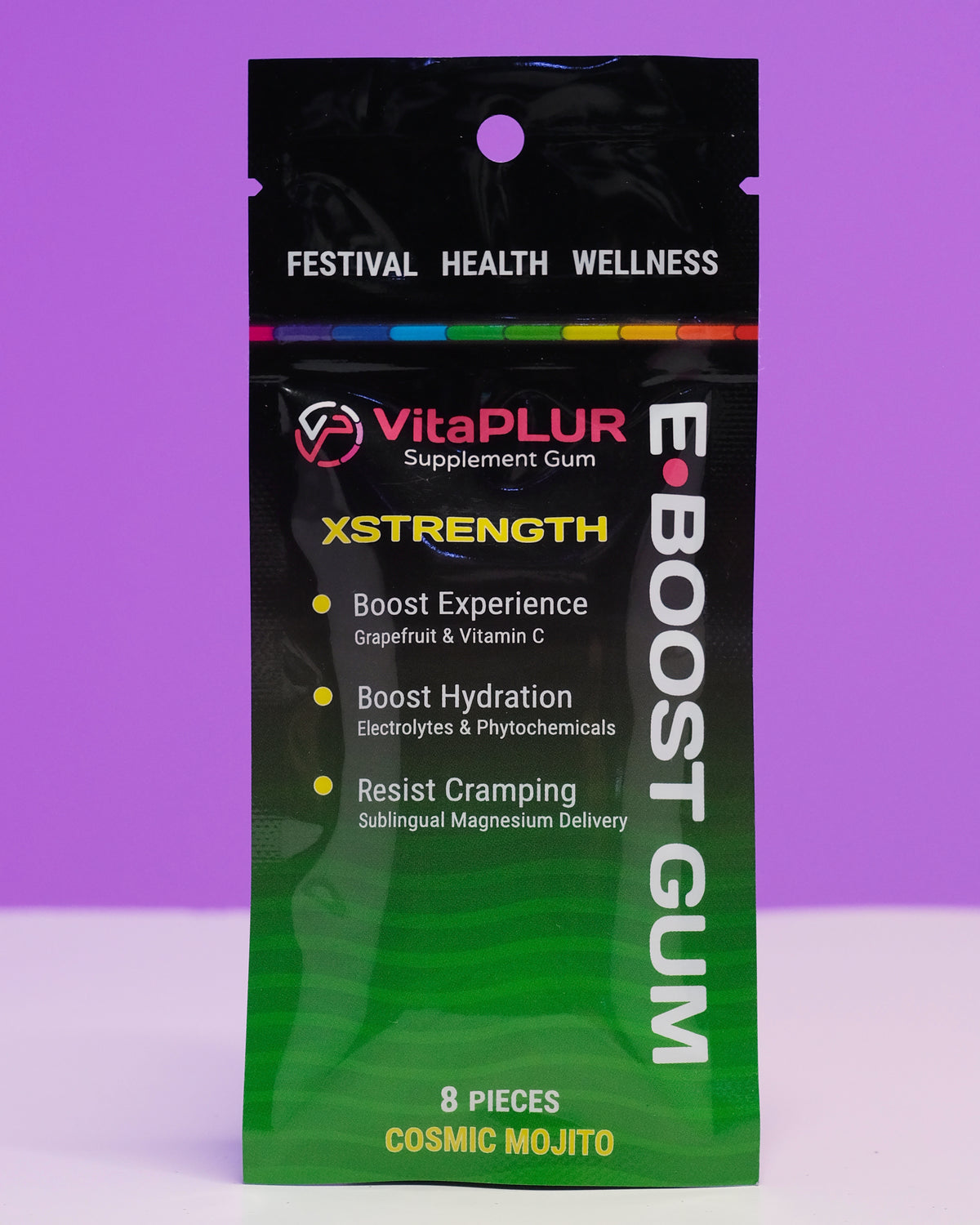 VitaPLUR Cosmic Mojito E-Boost Gum