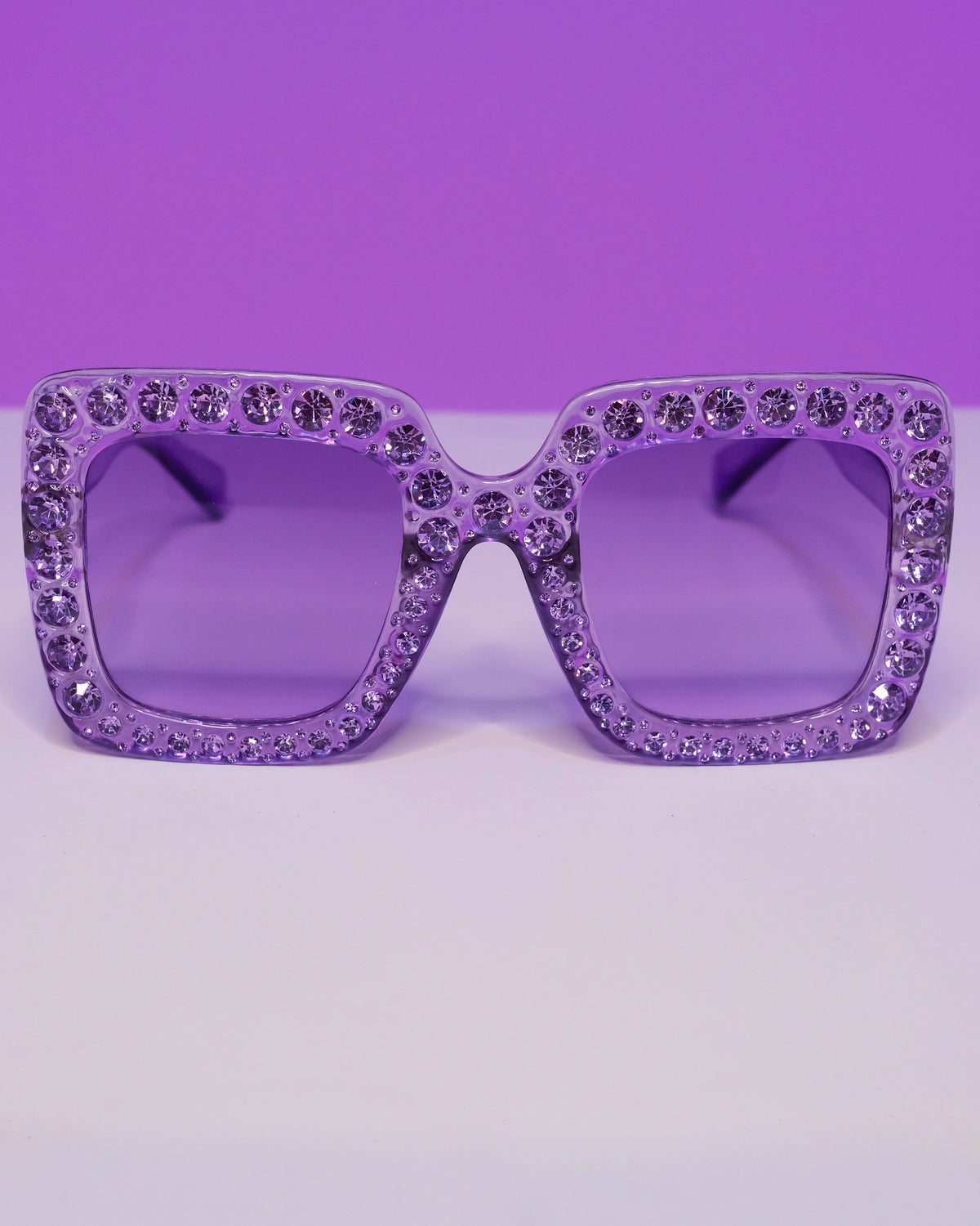 Oversized Square Crystal Glasses