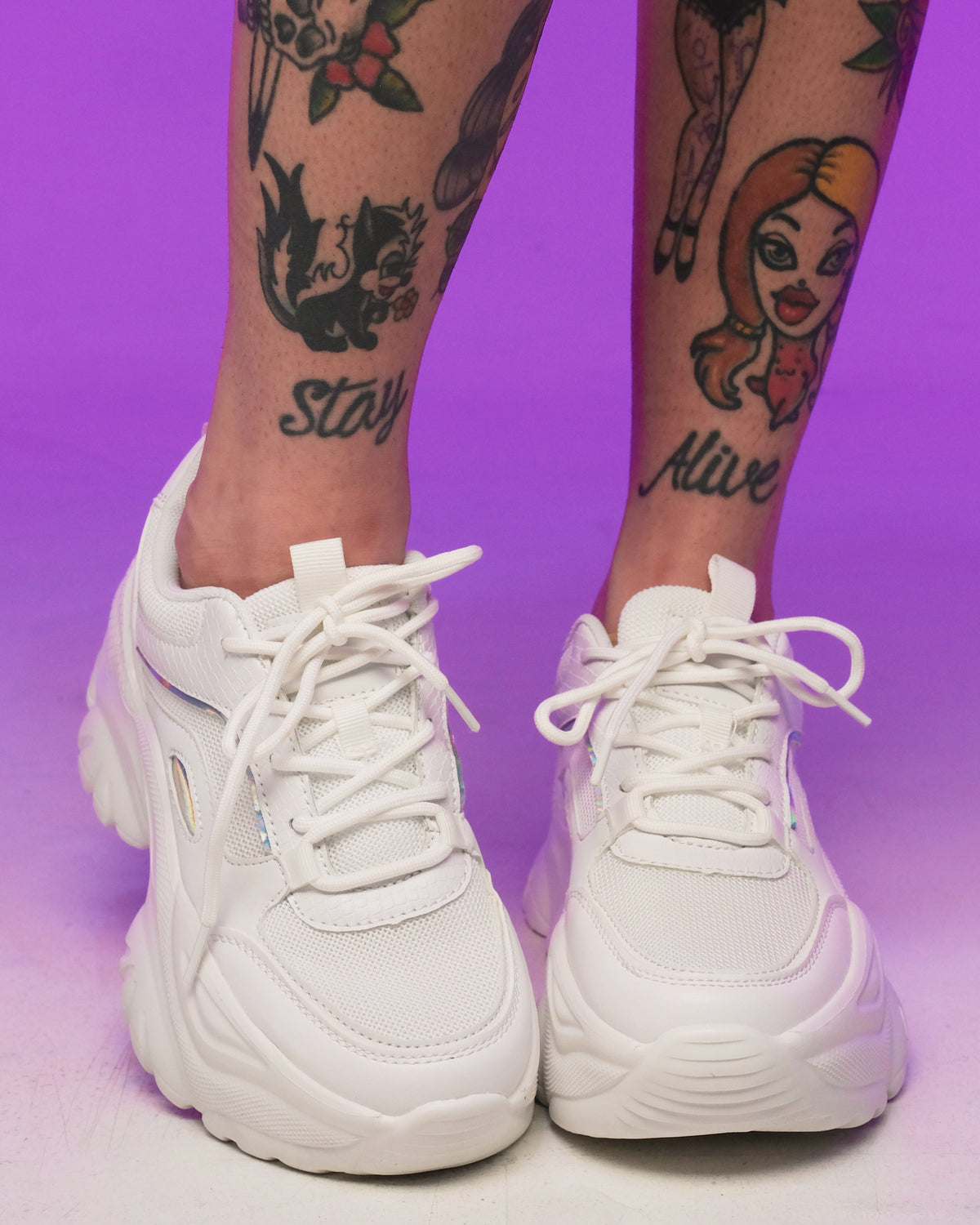 White Hanna Sneakers