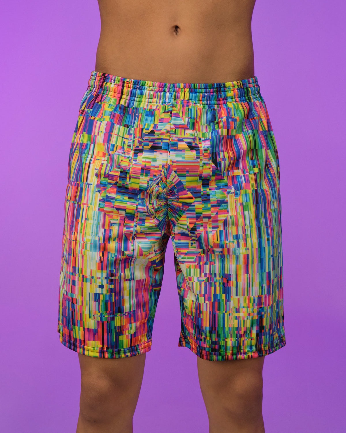 ABSTRACT GLITCH SHORTS