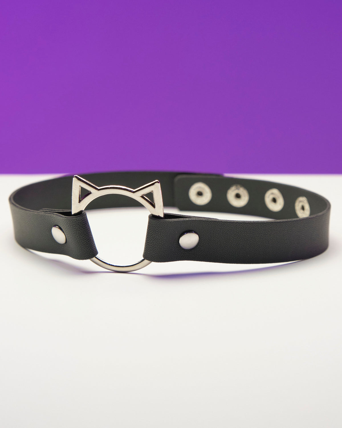 Colorful Cat Leather Chokers