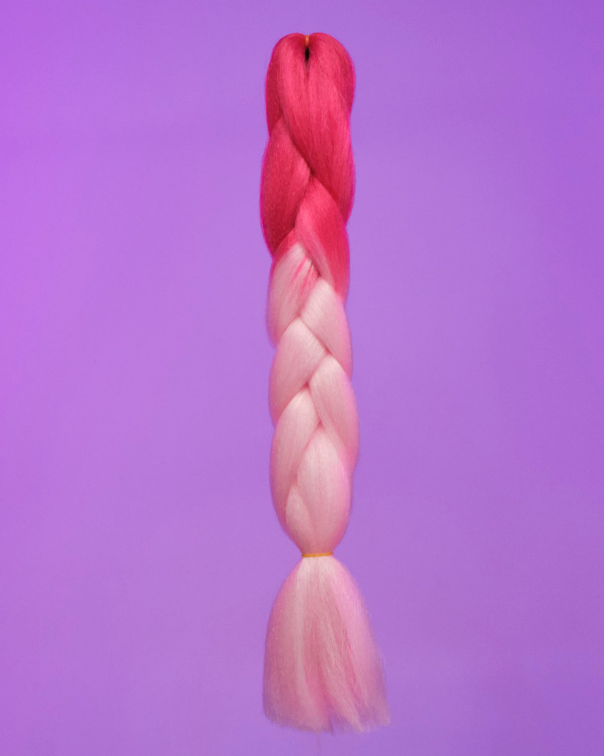 Ombre Hot Pink/Light Pink Braiding Hair Extensions - Rave Wonderland