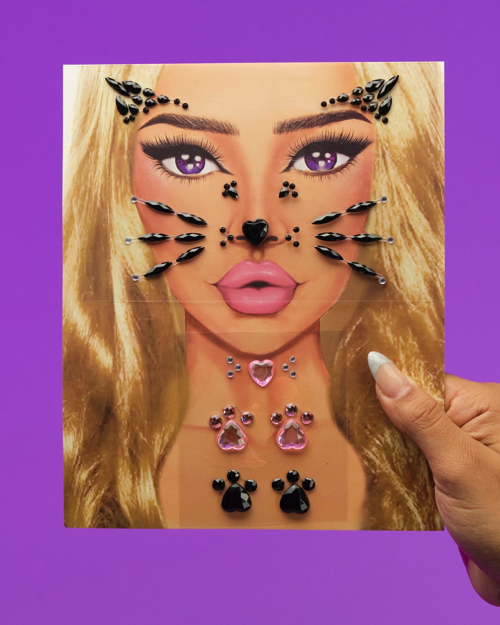 Kitty Bunny Face Jewels - Rave Wonderland