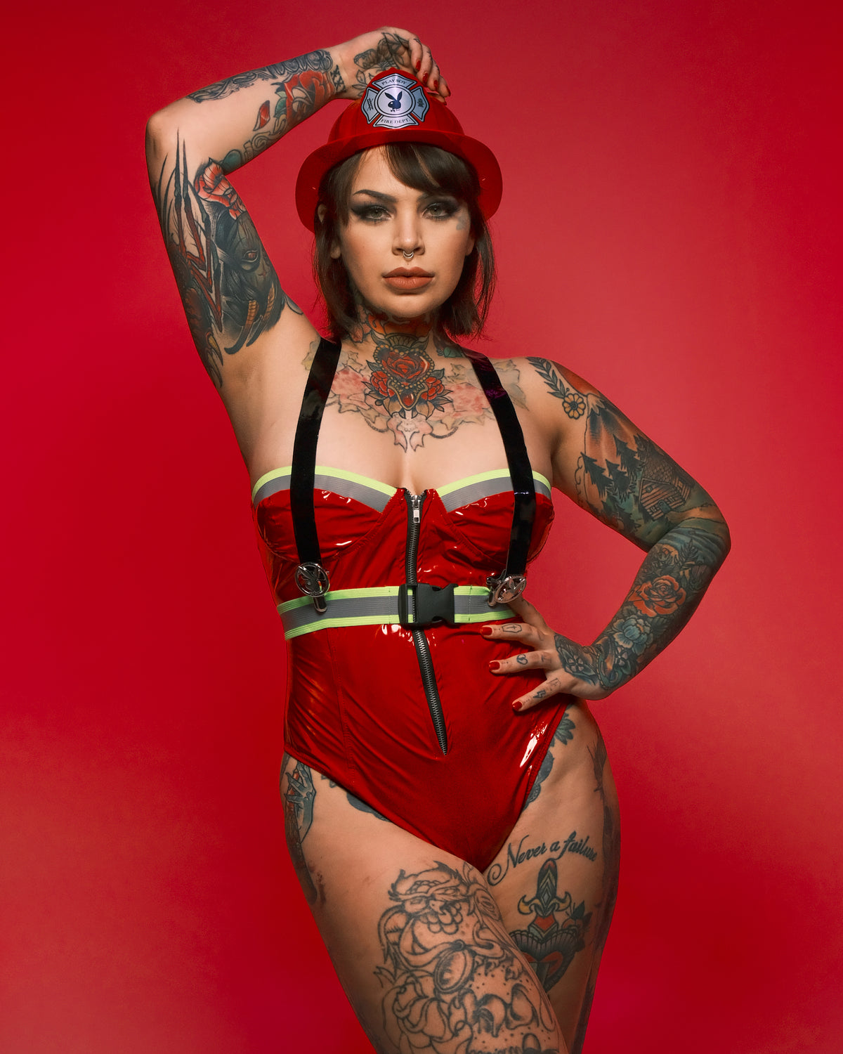 3pc Playboy Smokin' Hot Firegirl Costume