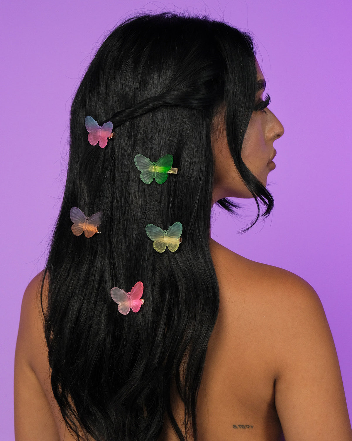 Butterfly Fly Away Hair Clips