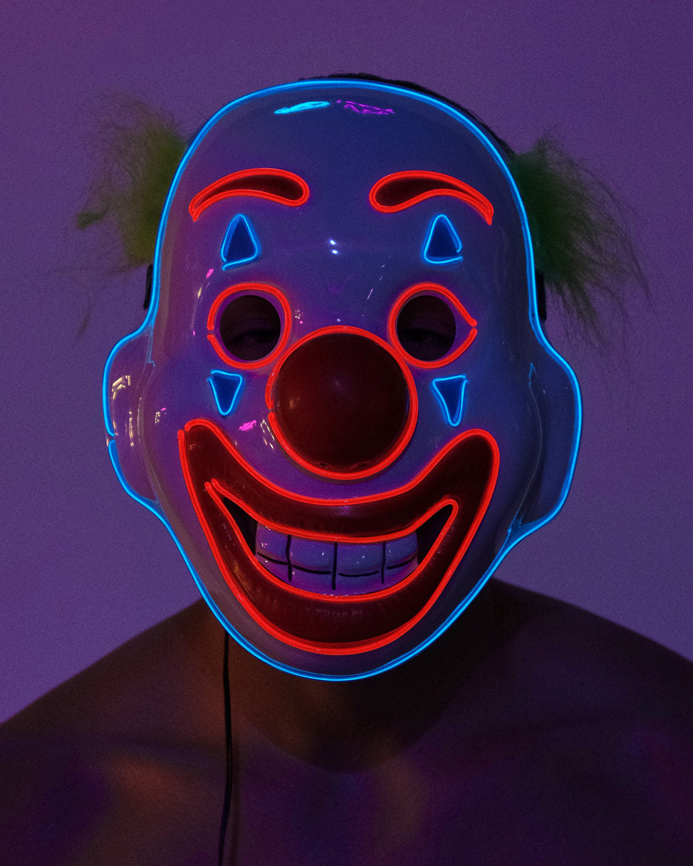 LED Clown Mask