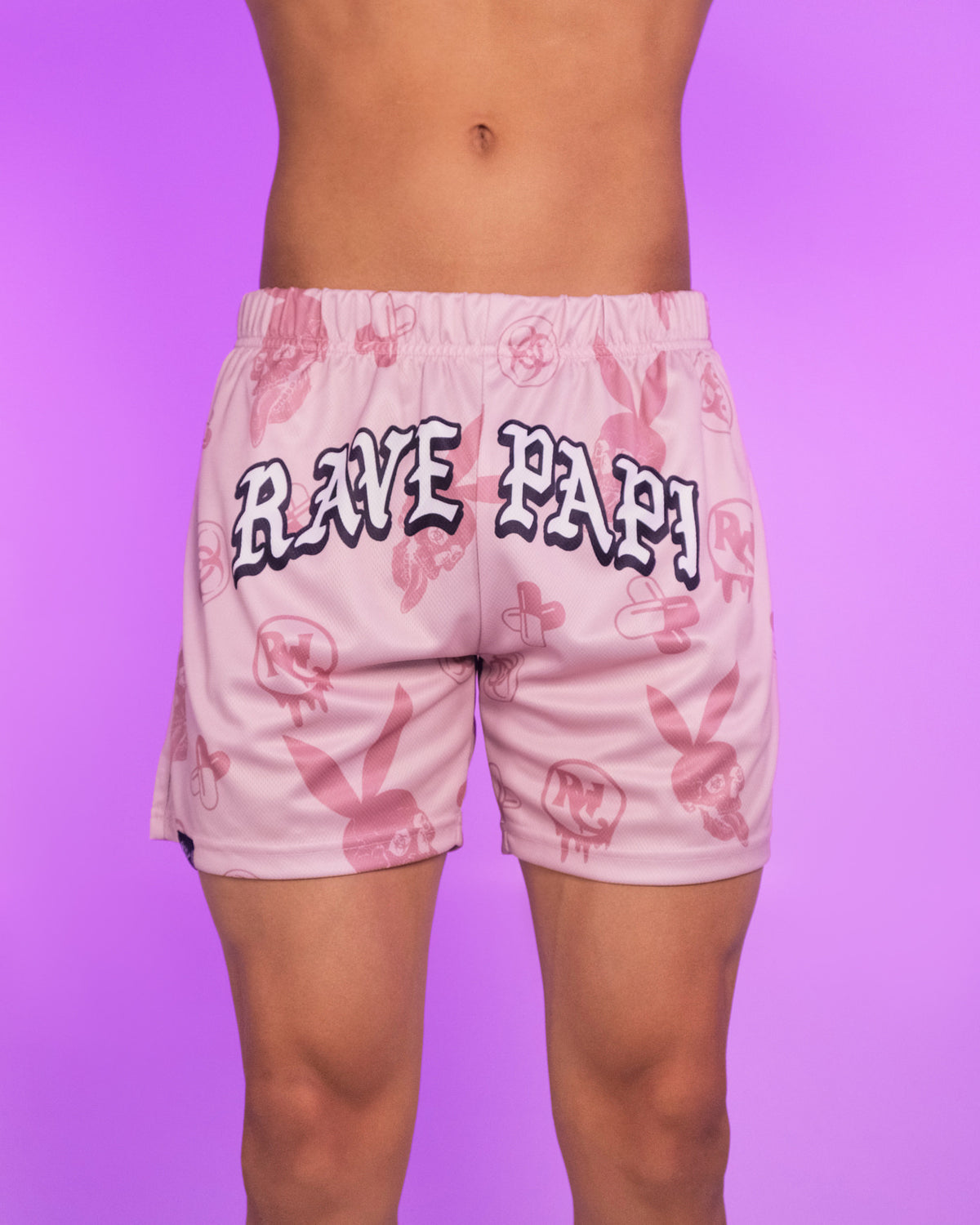 Rage Out Neon Pink (Short) Men's Shorts S