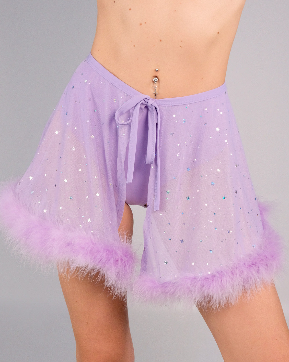 Astro Candy Sheer Mesh Skirt