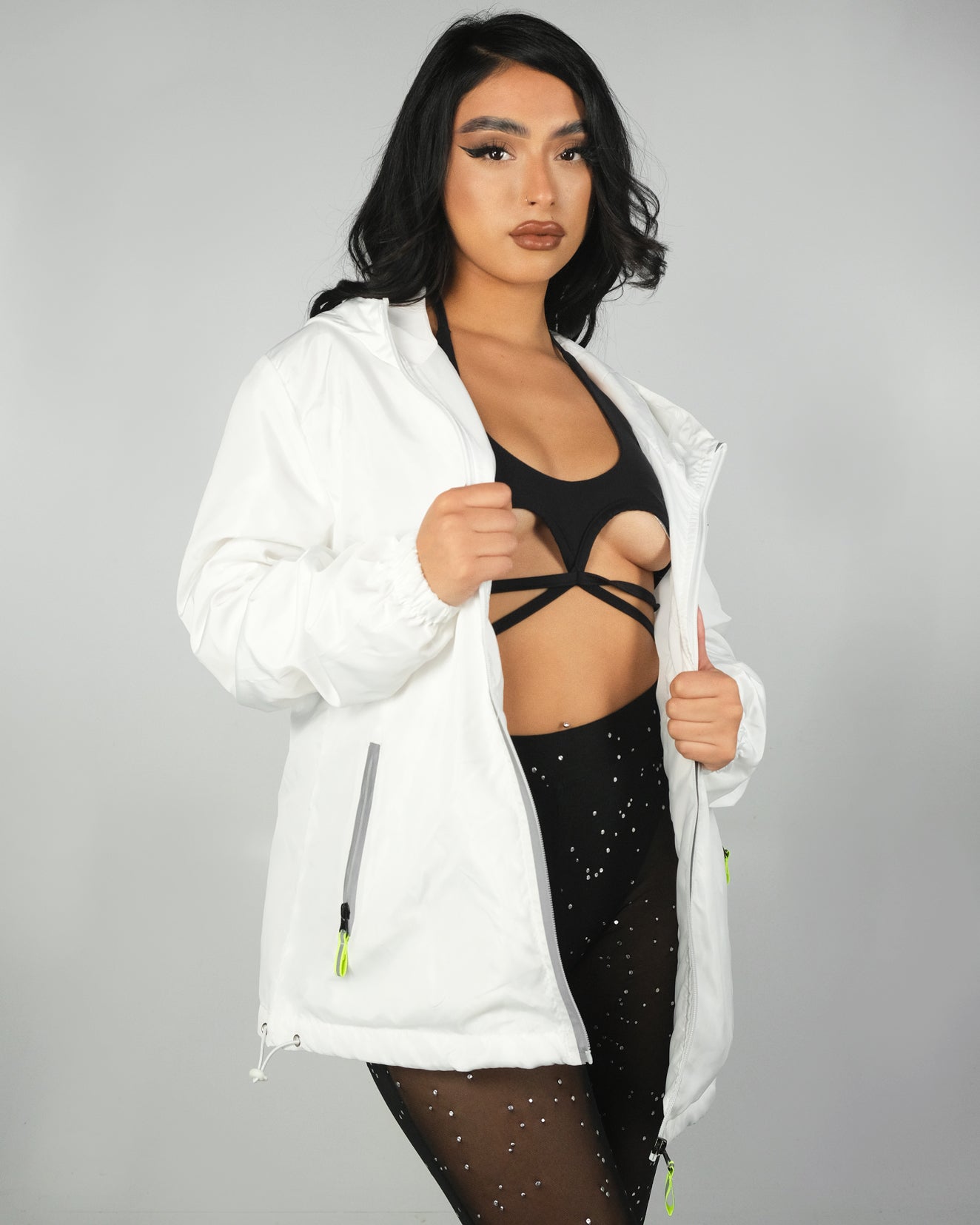 Get Flashy LED Windbreaker - Rave Wonderland
