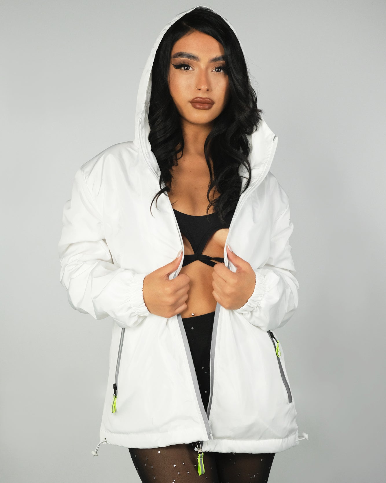 Get Flashy LED Windbreaker - Rave Wonderland