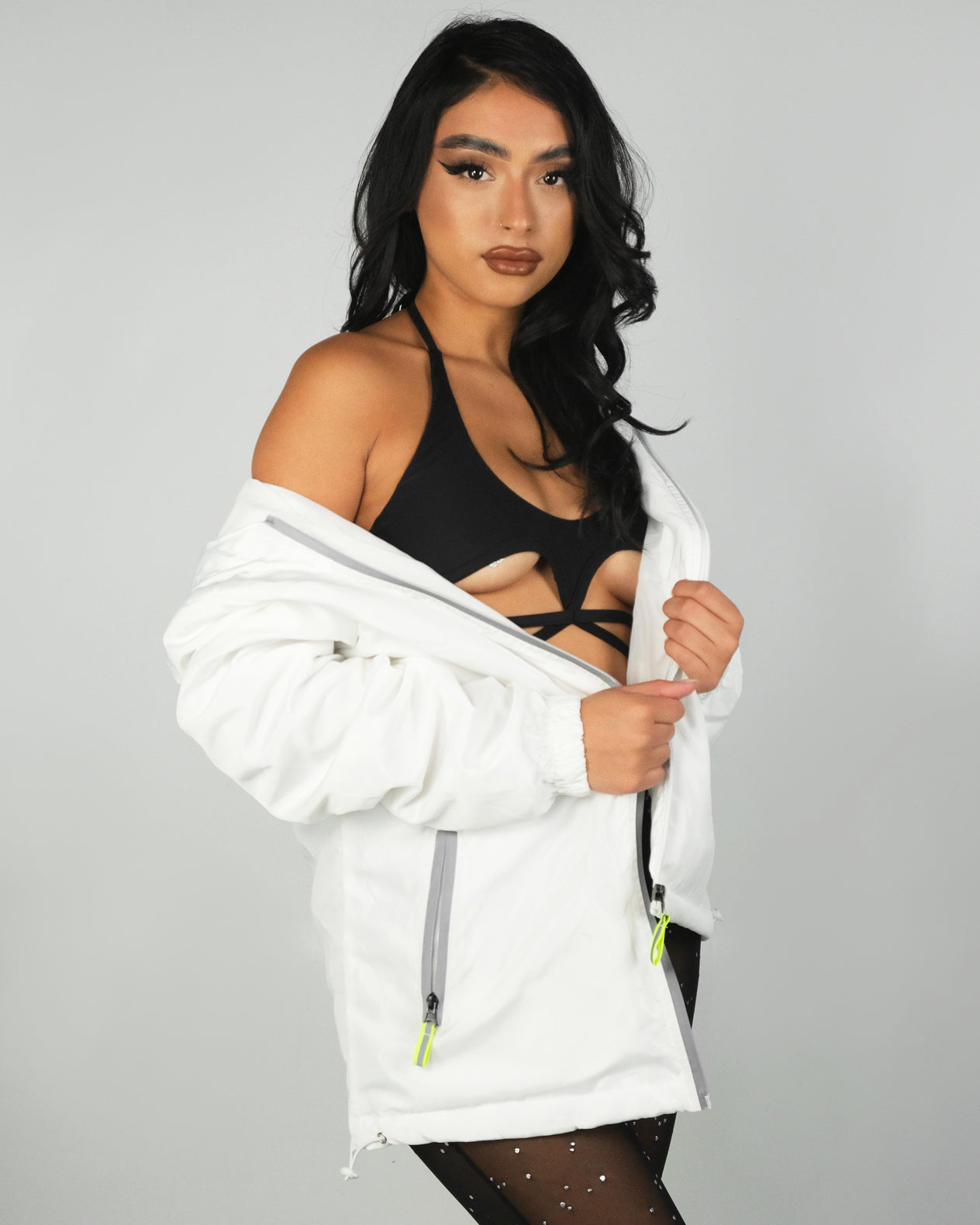 Get Flashy LED Windbreaker - Rave Wonderland