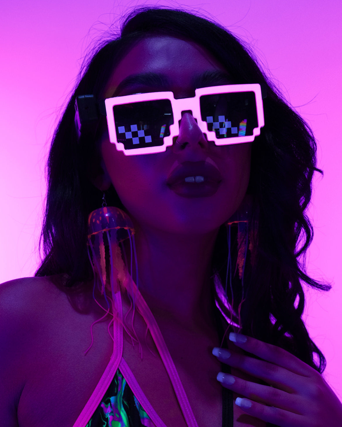 Purple led sunglasses outlet
