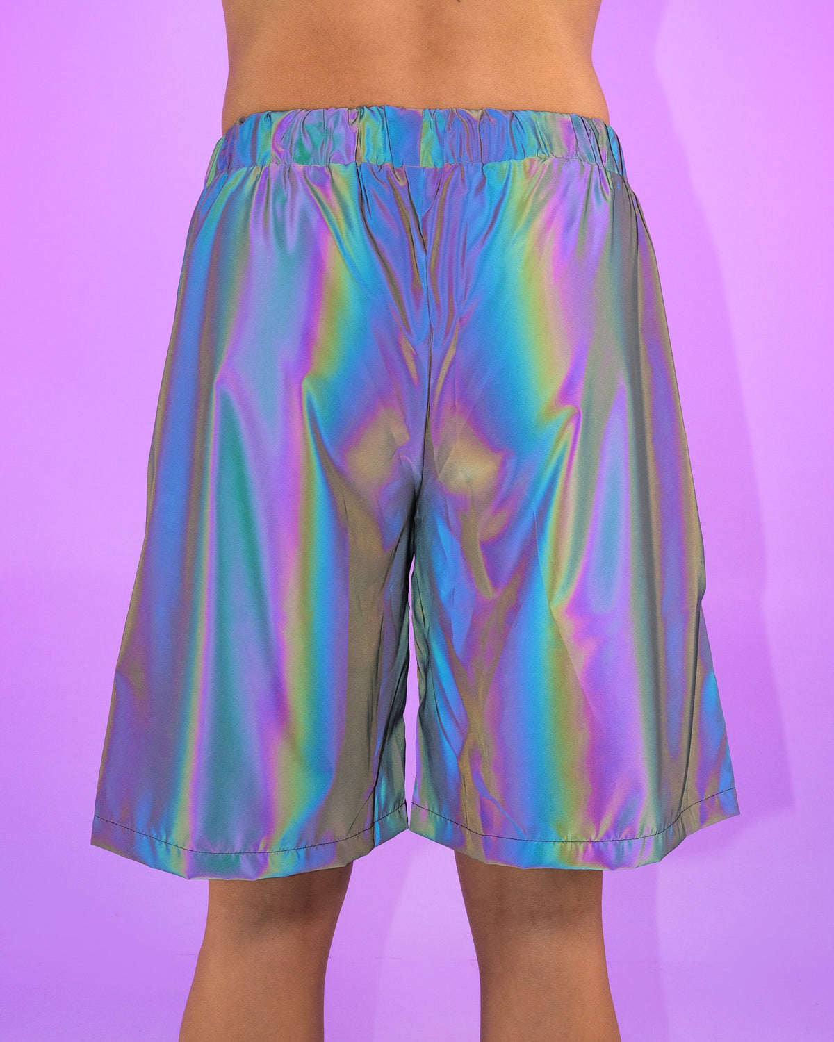 Rainbow Reflective Men's Shorts