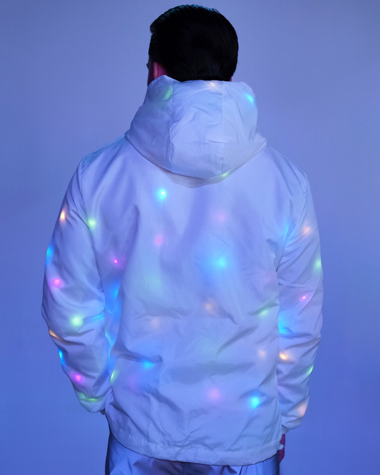 Get Flashy LED Windbreaker - Rave Wonderland