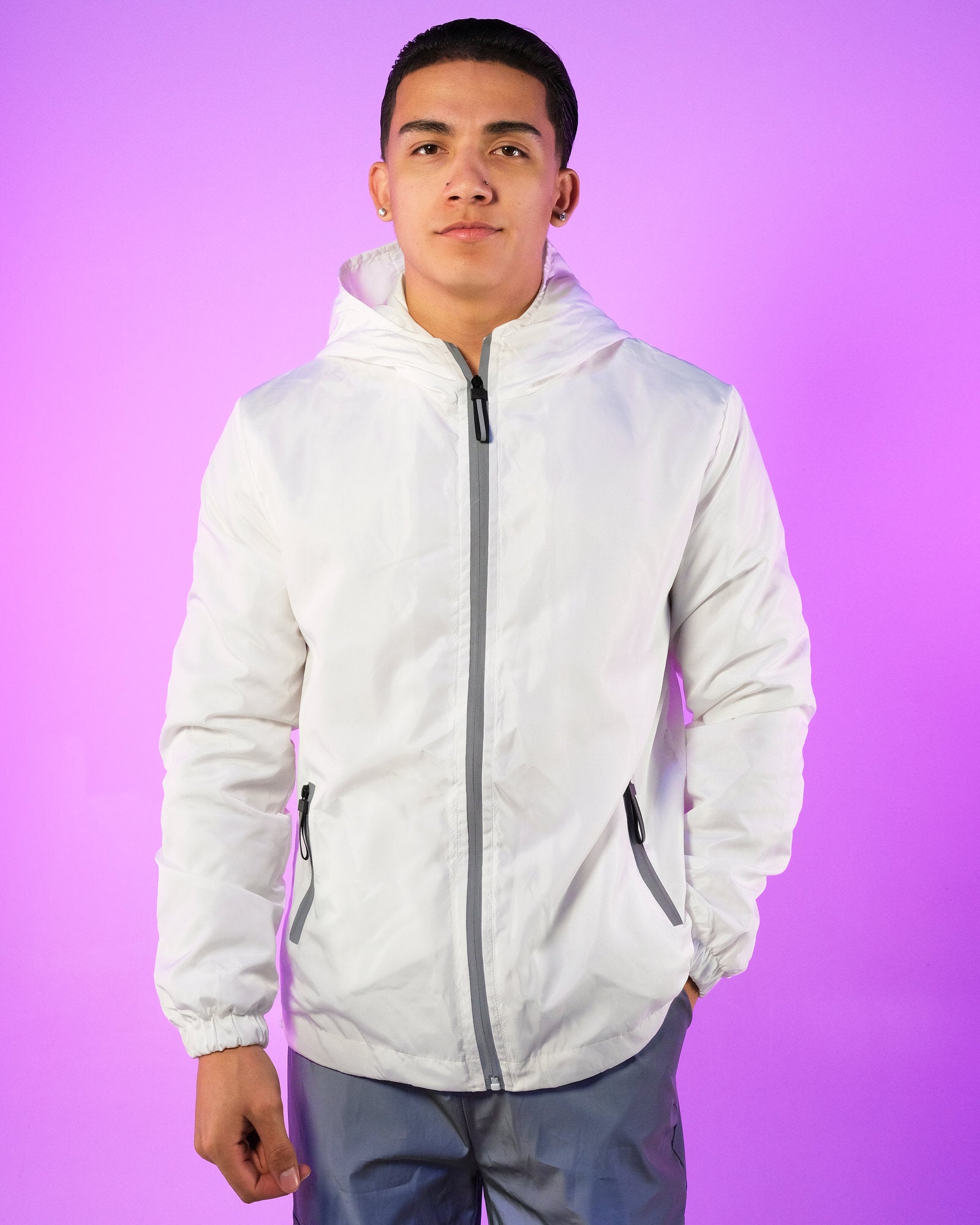 Get Flashy LED Windbreaker - Rave Wonderland