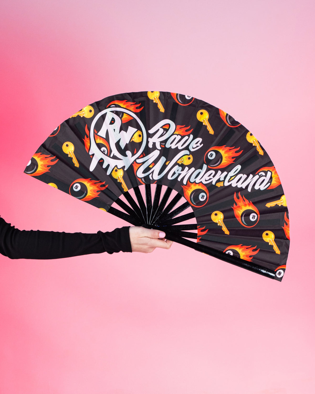8-Ball Flame Limited Edition RW Oversized Fan