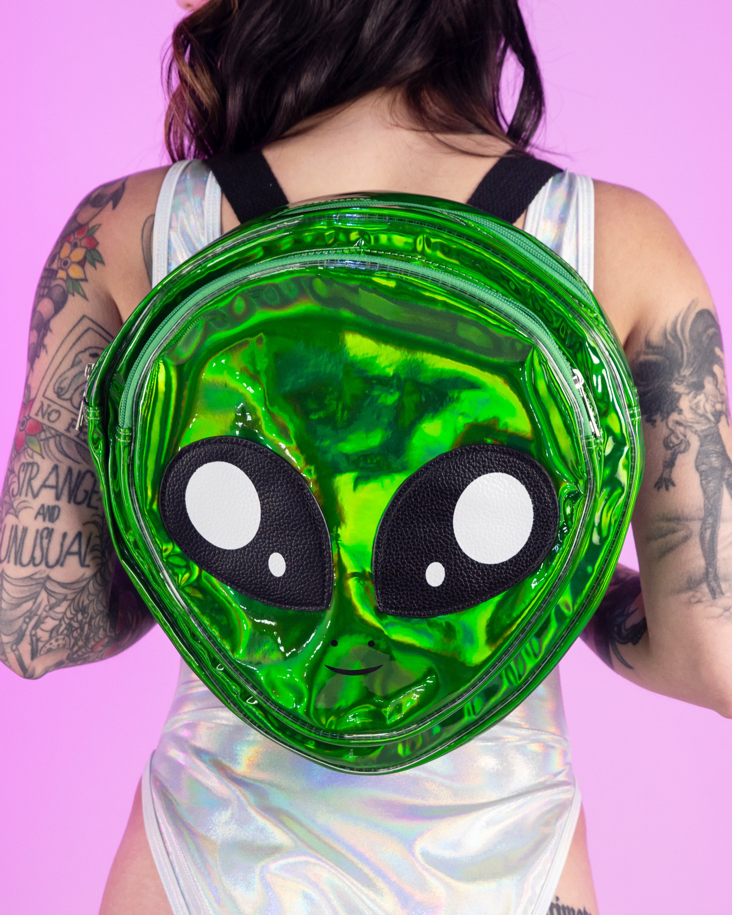 Alien head backpack clearance