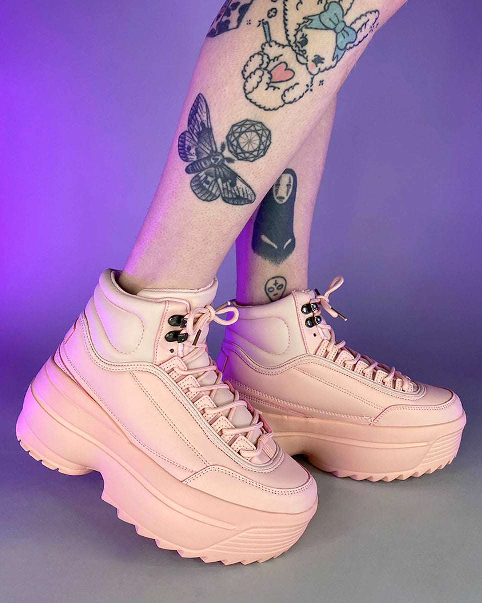 Baby Pink High Livin' Hi Top Sneakers