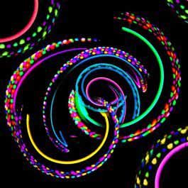 GloFX 10-Light Premier Assorted Glove Set - Rave Wonderland