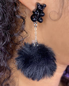 Your Teddy Gummy Bear Plush Earrings - Rave Wonderland