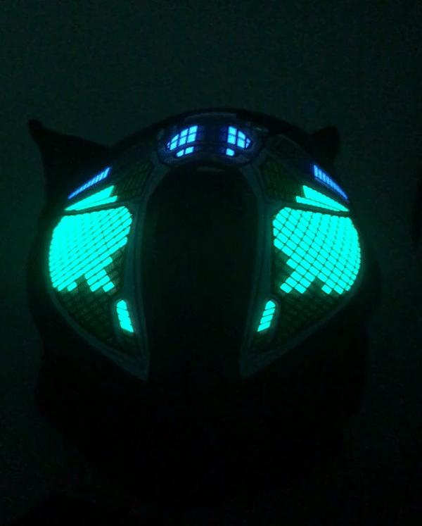 Technologic Sound Activated LED Mask - Rave Wonderland