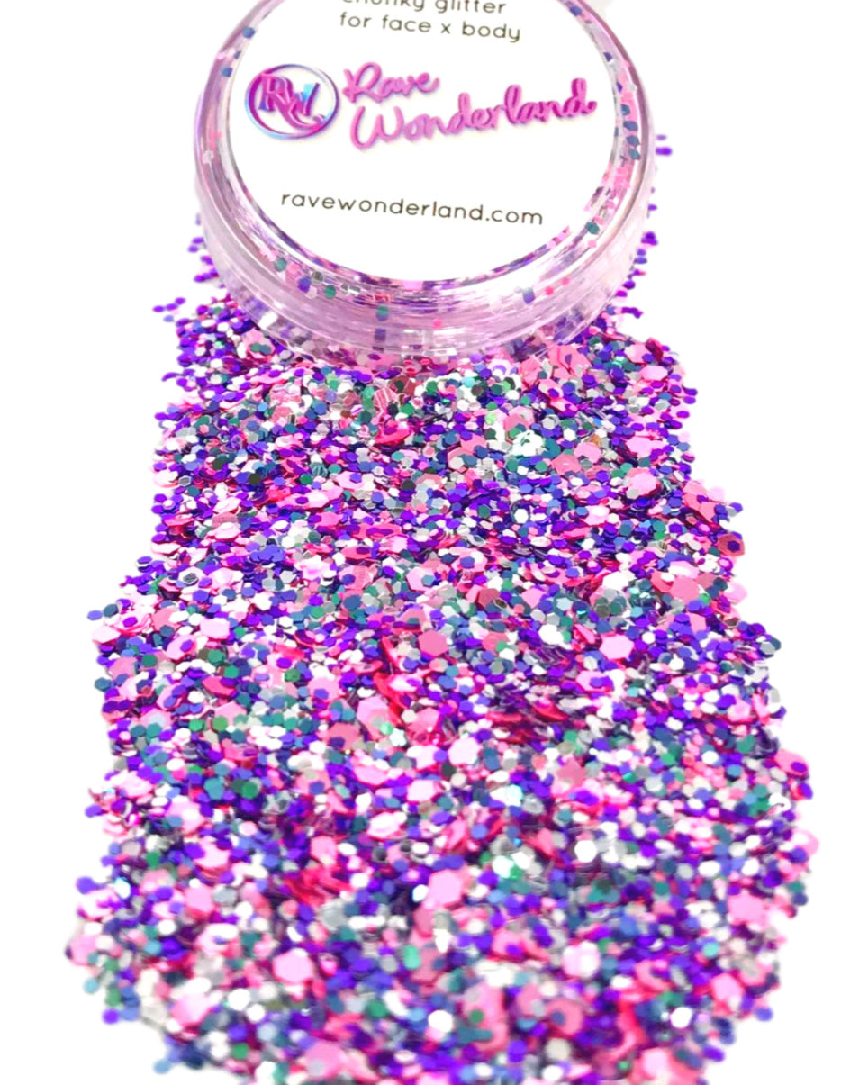 Fairy Dust Holographic Iridescent Body and Face Festival Glitter (Large 15 Grams) - Rave Wonderland