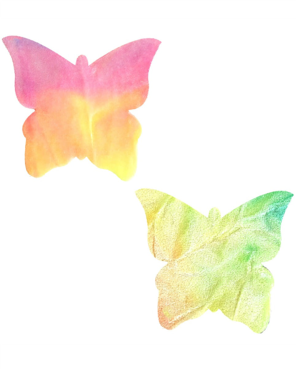 Rainbow Sherbet Butterfly Pasties - Rave Wonderland