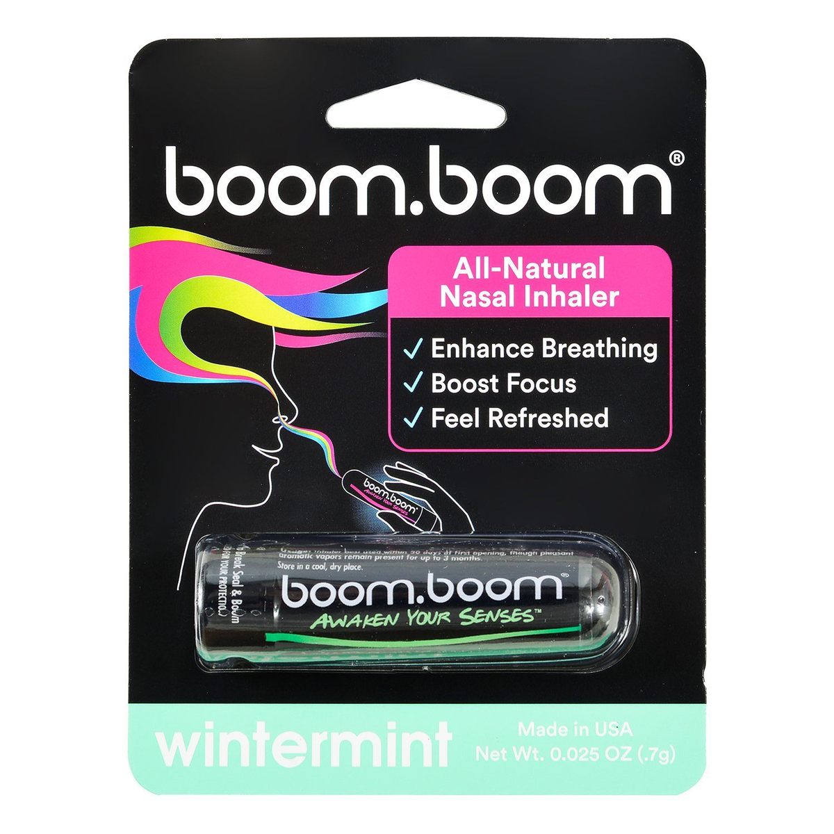 Wintermint BoomBoom Nasal Inhaler - Rave Wonderland